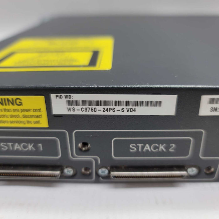Cisco WS-C3750-24PS-S 24-Ports Layer 3 Switch =