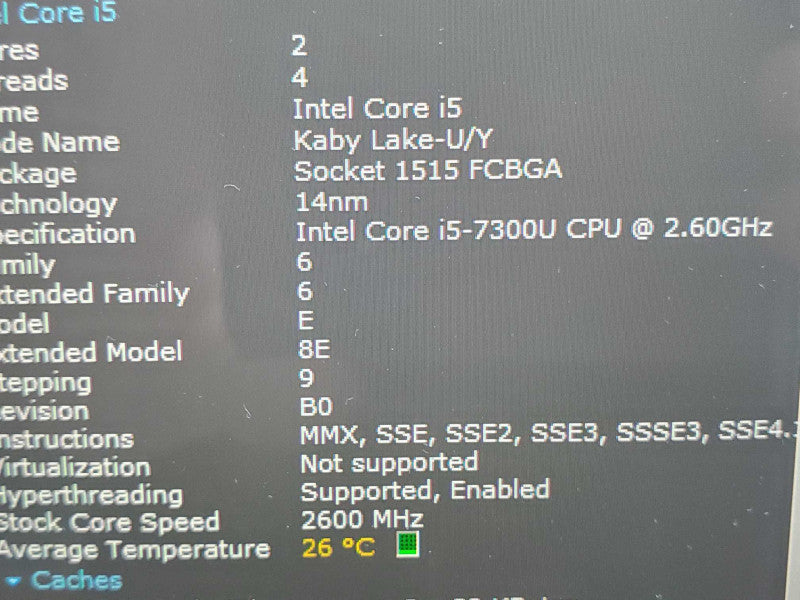 Microsoft Surface Pro 5 (1807) i7-7300U 8GB RAM 256GB Storage |