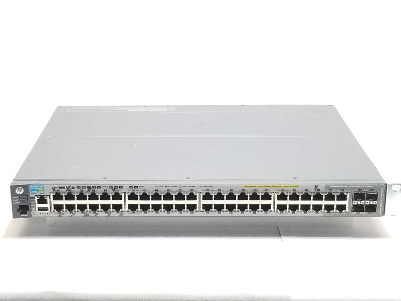 HP J9729A 48-Port Managed Switch 2920-48G-PoE+ w/ Stacking Module J9733A Read _