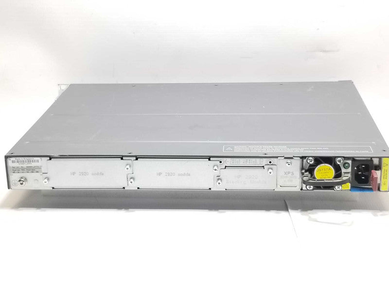 HP J9729A 48-Port Managed Switch 2920-48G-PoE+ w/ Stacking Module J9733A Read _