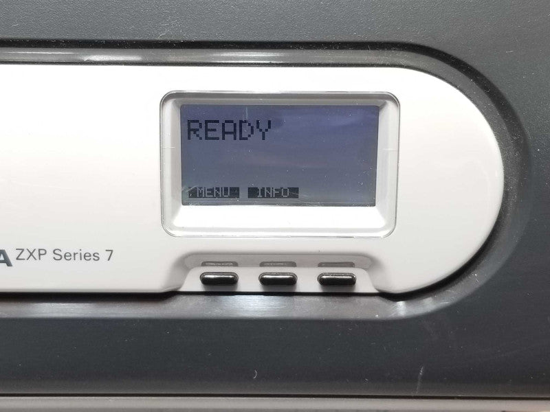 Zebra ZXP Series 7 Z71-000C0000US00 Color Single-Sided ID Card Printer, Read _