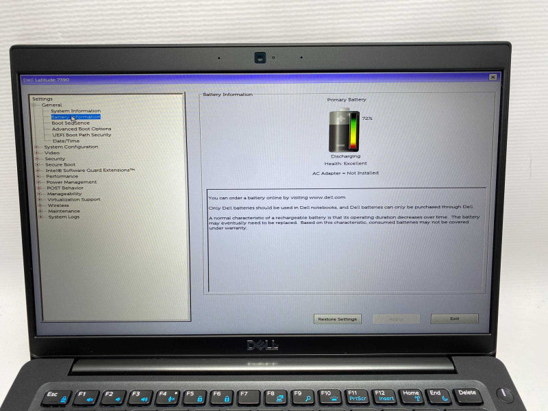 13\\" DELL Latitude 7390 with i7-8650U CPU 8GB RAM & 256GB SSD Storage  -