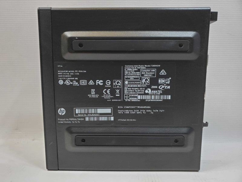 HP ProDesk 400 G2 Core i5-6500T @ 2.5GHz 8GB DDR4 No HDD (