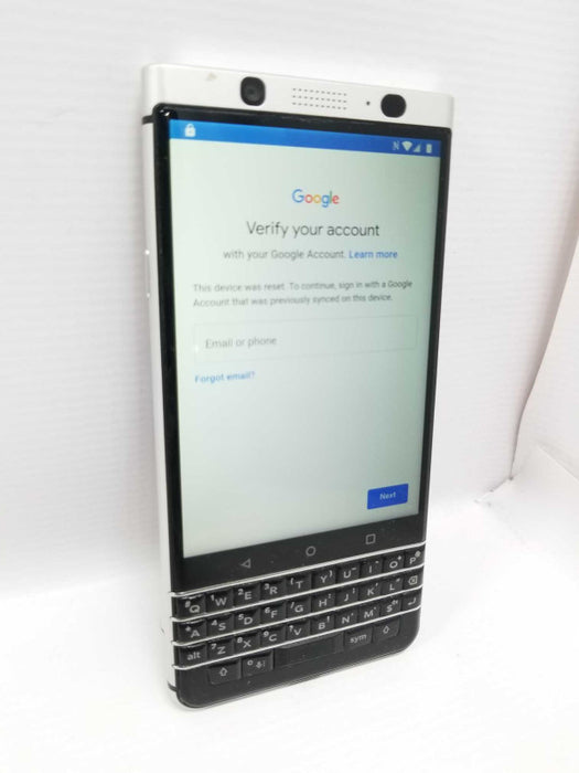 Blackberry Keyone 32gb - Silver LTE Qwerty BBB100-1, AS-IS READ* ~