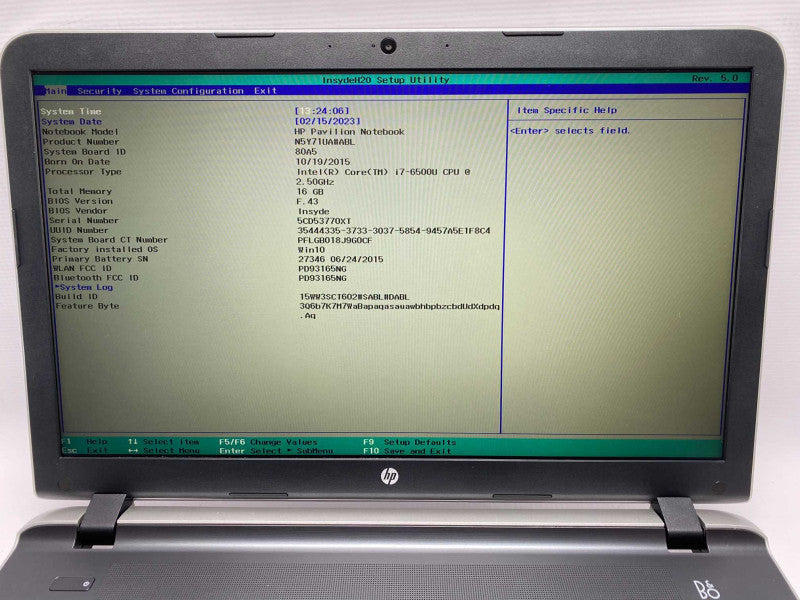 17\\" HP Pavilion 17-g170ca with i7-6500U CPU 16GB RAM & 500GB SSD Storage  -