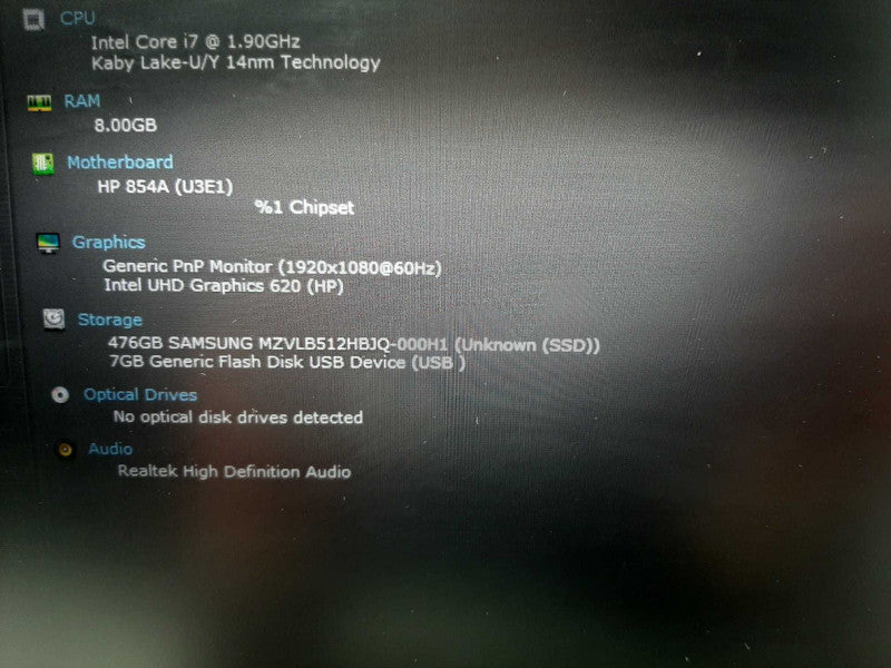 HP EliteBook 830 G6 13\\" i7-8665U 8GB 512GB NVme $
