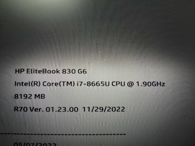 HP EliteBook 830 G6 13\\" i7-8665U 8GB 512GB NVme $
