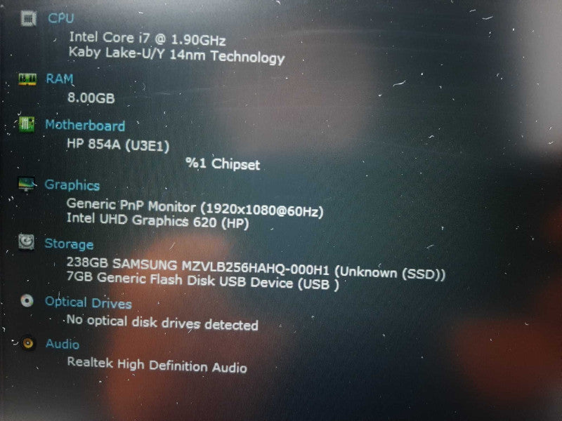 HP EliteBook 830 G6 13\\" i7-8665U 8GB 256GB NVme $
