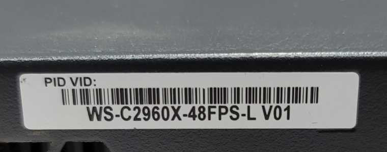 Cisco WS-C2960X-48FPS-L 48 Port PoE+ 2960X Gigabit Switch - READ =