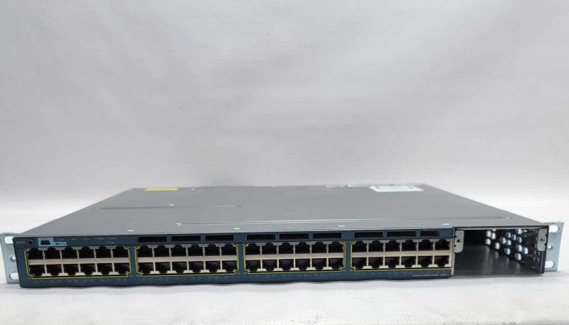 CISCO WS-C3560X-48PF-L POE GIGABIT SWITCH w/o Module w/ 1100W PSU =