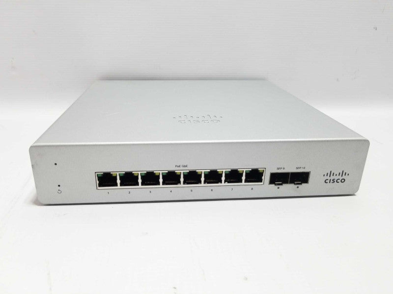 Unclaimed Cisco Meraki MS120-8FP-HW 8-Port PoE Managed Switch ~