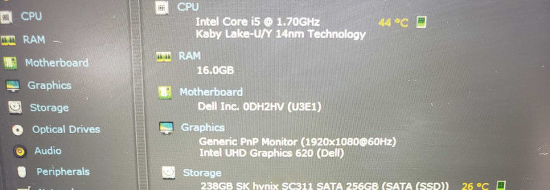 Dell Latitude 5490 14\\" Quad i5-8350U 1.70GHz 256GB SSD 16GB RAM  )