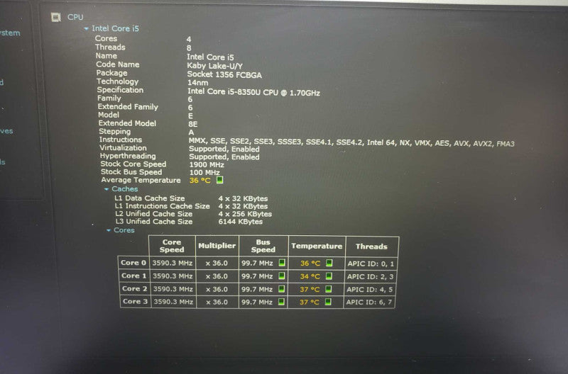 Dell Latitude 5490 14\\" Quad i5-8350U 1.70GHz 256GB SSD 16GB RAM  )