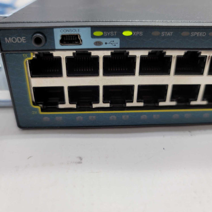 Cisco WS-C3560X-48T-S Catalyst 48-Port Gigabit Ethernet Switch x2 PSUs =