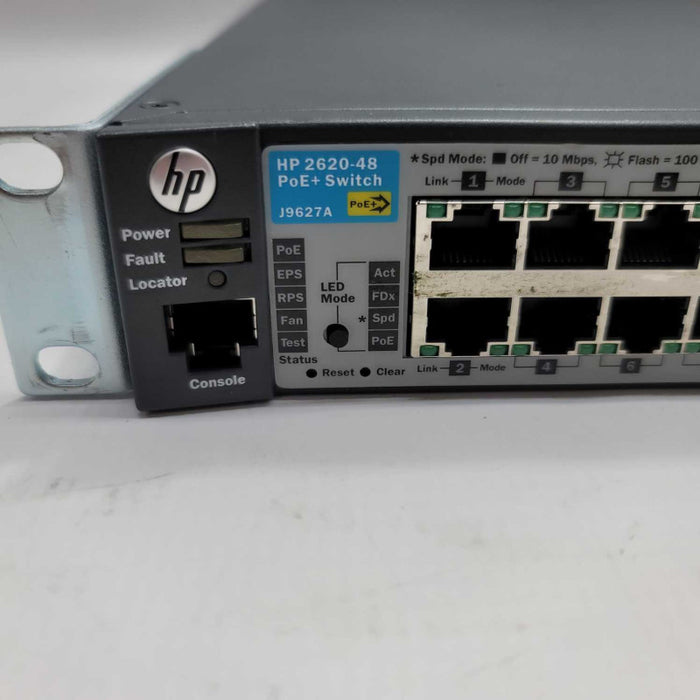 HP ProCurve 2620-48-PoE+ 48 Port J9627A PoE Managed Switch =