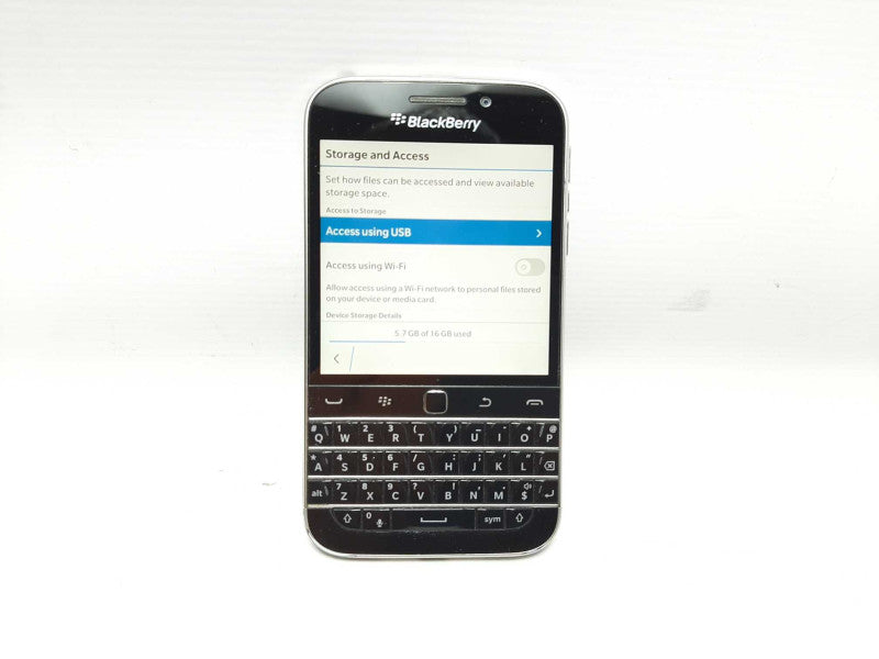 BlackBerry Classic Q20 SQC100-4 16GB Black Bell Locked $