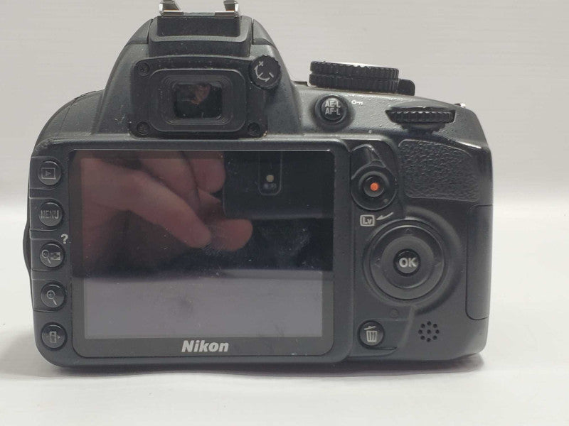 Nikon D3100 Camera Body, Nikon DX AF-S Nikkor 18-55mm 1:3.5-5.6 GII (AS-IS) |