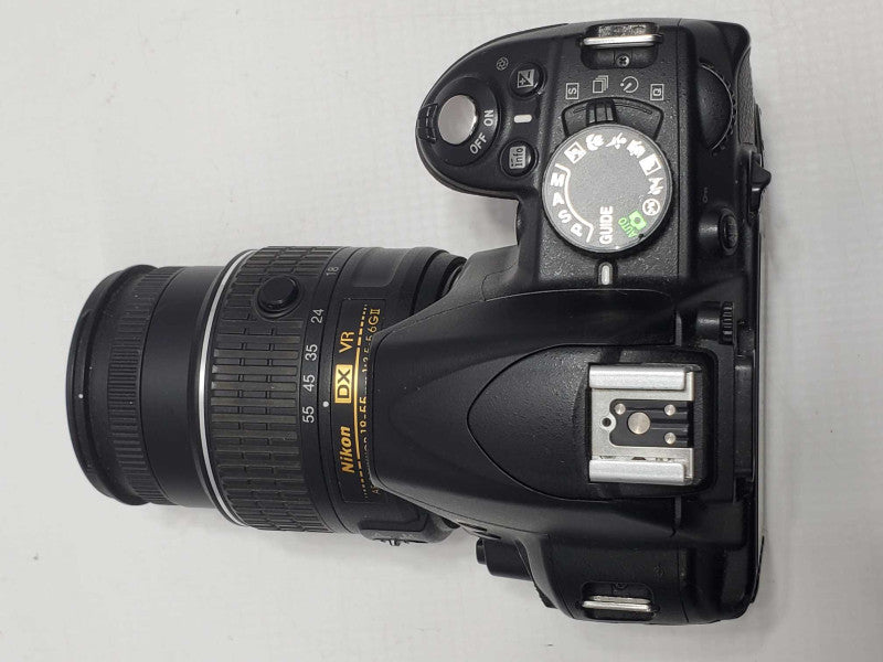 Nikon D3100 Camera Body, Nikon DX AF-S Nikkor 18-55mm 1:3.5-5.6 GII (AS-IS) |
