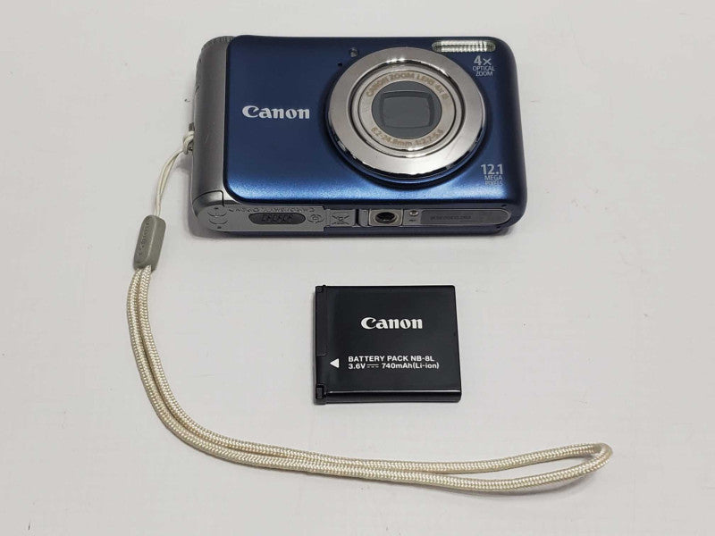 Canon PowerShot A3100 IS 12.1MP Digital Camera (Blue) |
