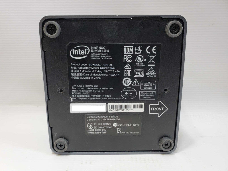 NUC PC [BOXNUCi7BNHXG] Core i7-7567U @ 3.5GHz 8GB DDR4 No HDD (
