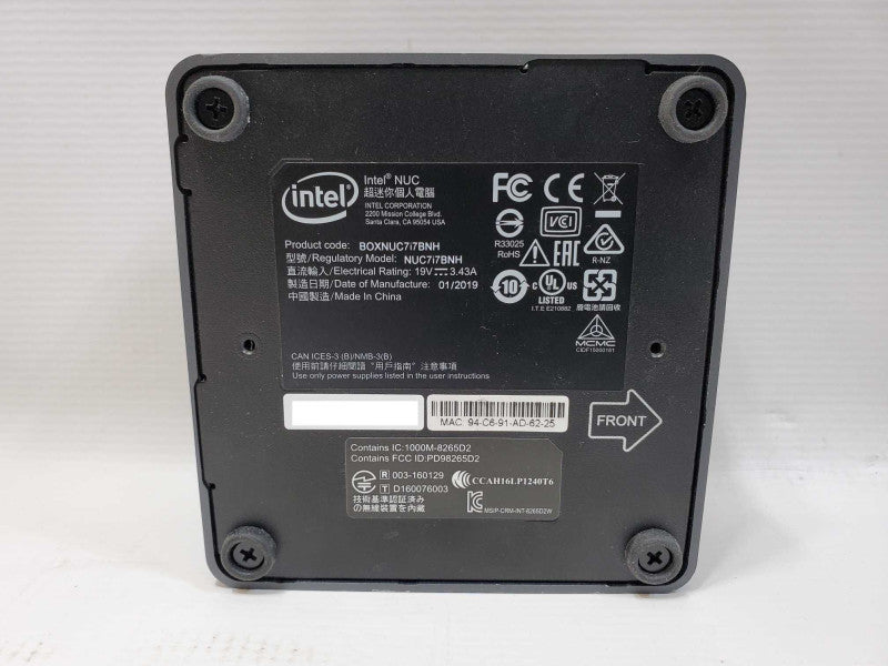 NUC PC [BOXNUCi7BNH] Core i7-7567U @ 3.5GHz 8GB DDR4 No HDD (