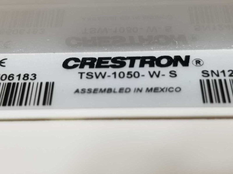 Crestron TSW-1050-W-S 10.1\\" Touch Screen Touch Panel White, AS-IS #