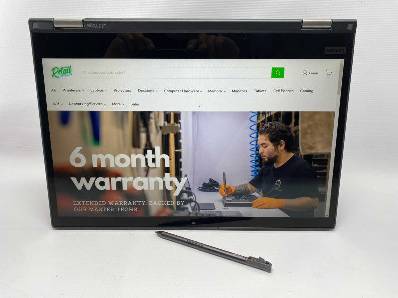 Lenovo ThinkPad Yoga L13 with i5-10210U CPU 8GB RAM & 256GB NVMe Storage  -