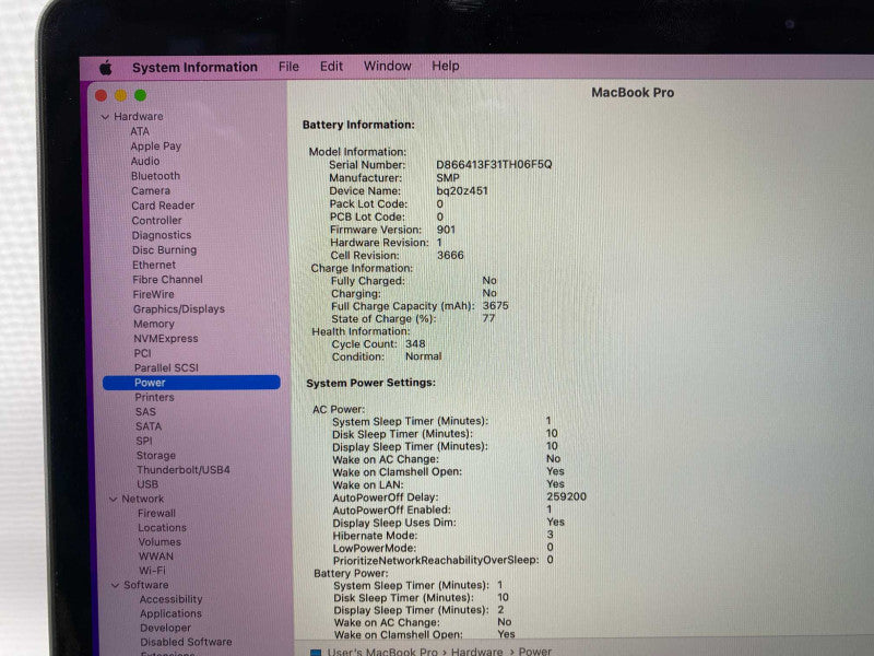 MacBook Pro 13-inch 2016 with Intel i5 CPU 8GB RAM & 250GB Storage  -