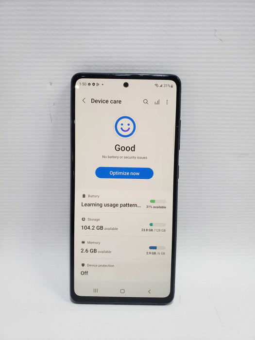 Samsung Galaxy S20 FE 5G SM-G781U 128GB Blue Unlocked )
