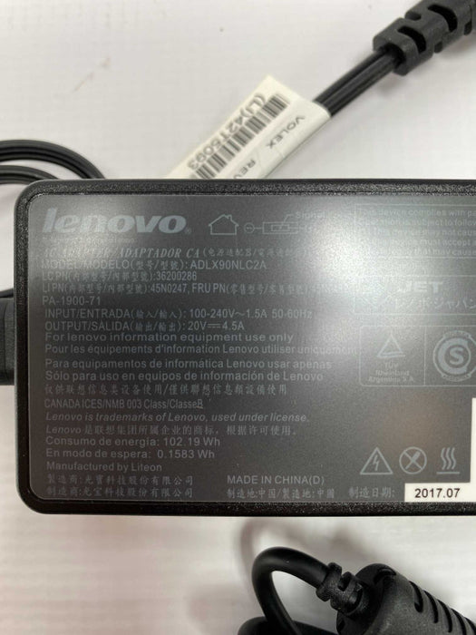 Lenovo Square Tip 90W laptop/Docking Station adapter  -