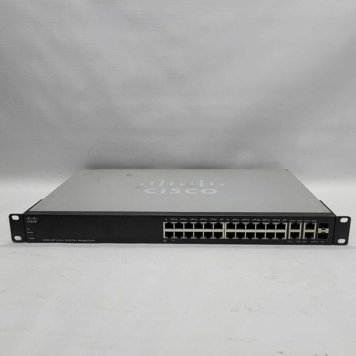 Cisco SF300-24PP 24-Port 10/100 PoE+ Managed Switch with Rack Mount =