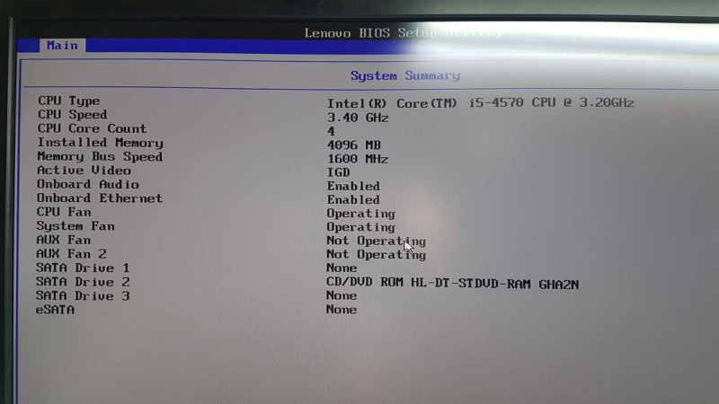 Lenovo ThinkCenter M83 i5-4570 @ 3.20ghz / 4gb ram / 120gb Sata SSD #