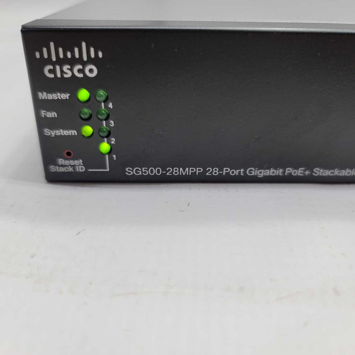 Cisco Small Business SG500-28MPP 28-Port Gigabit PoE Stackable Managed Switch =