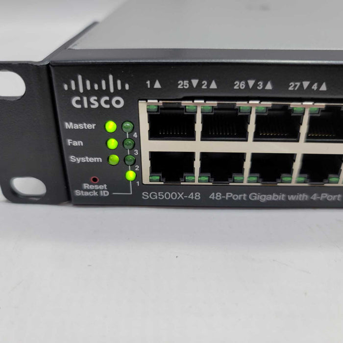 Cisco SG500X-48-K9 V02 48-Port Gigabit + 4-port Gigabit Managed Switch =