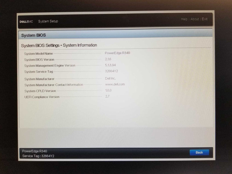 Dell/EMC R340, Xeon E-2144G 3.6GHz, 32GB DDR4, H730P, 2x PSU 8x 2.5" Bays Read _