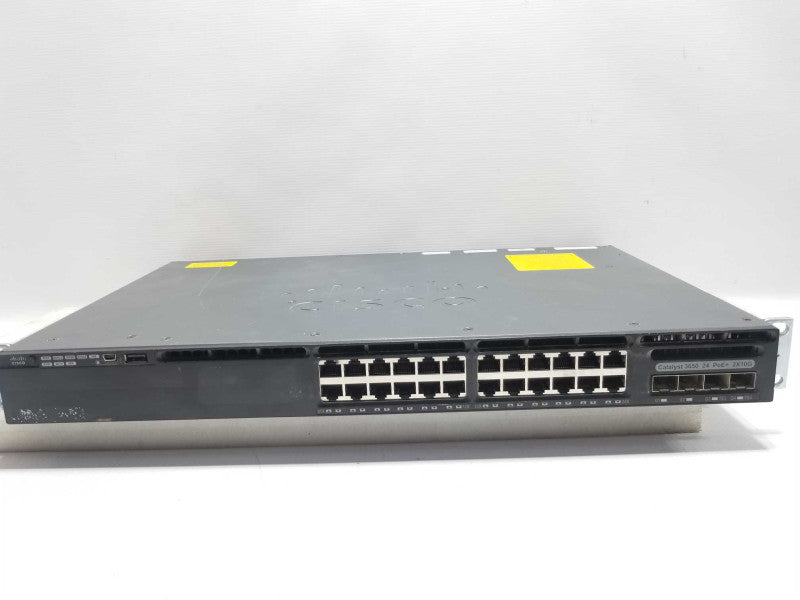 WS-C3650-24PDM-E Cisco Catalyst 24 Ports PoE+ Gigabit Switch w/ 2x10G SFP,  ~