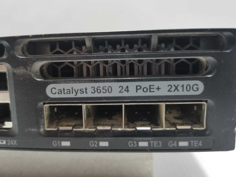 WS-C3650-24PDM-E Cisco Catalyst 24 Ports PoE+ Gigabit Switch w/ 2x10G SFP,  ~