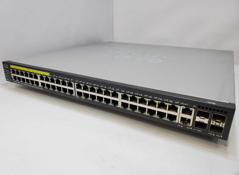 Cisco SG550X-48MP-K9 48-Port Gigabit PoE Stackable Managed switch (