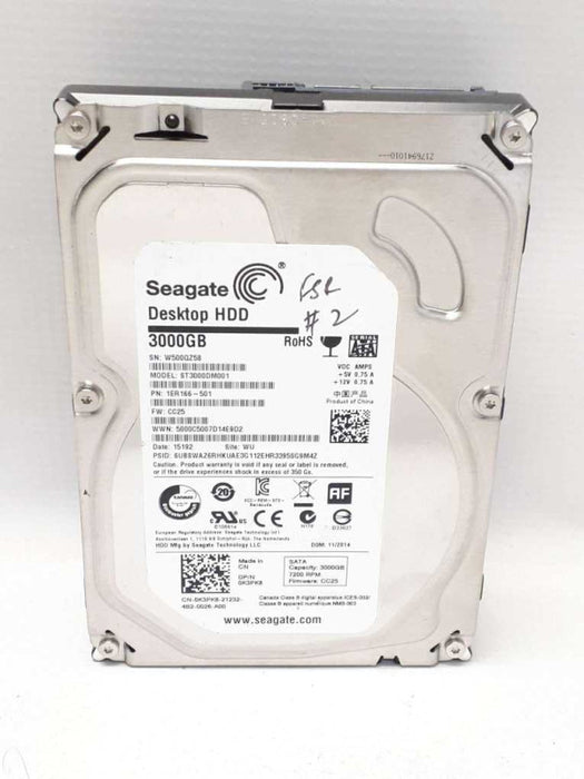 1x 3TB 3.5\\" SATA Seagate HDD