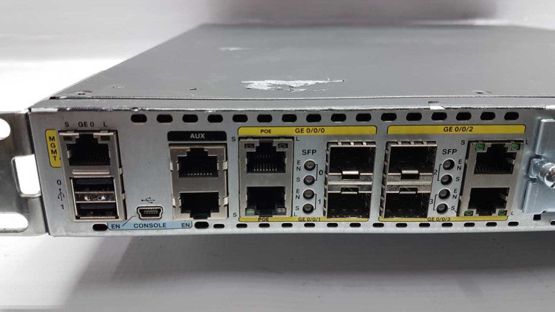 Cisco ISR4431/K9 integrated service router - no modules - 1x PSU - Fact Reset #