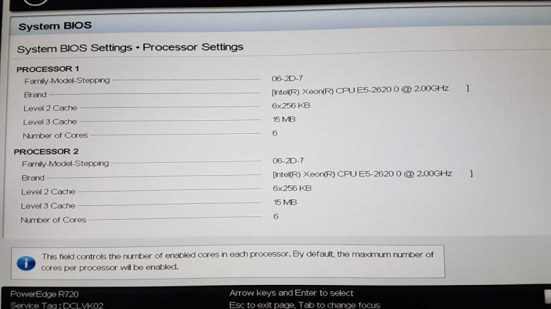 Dell Poweredge R720 2x Xeon E5-2620 @ 2.00ghz / 8gb ram / 05ct6D raid ctrl #