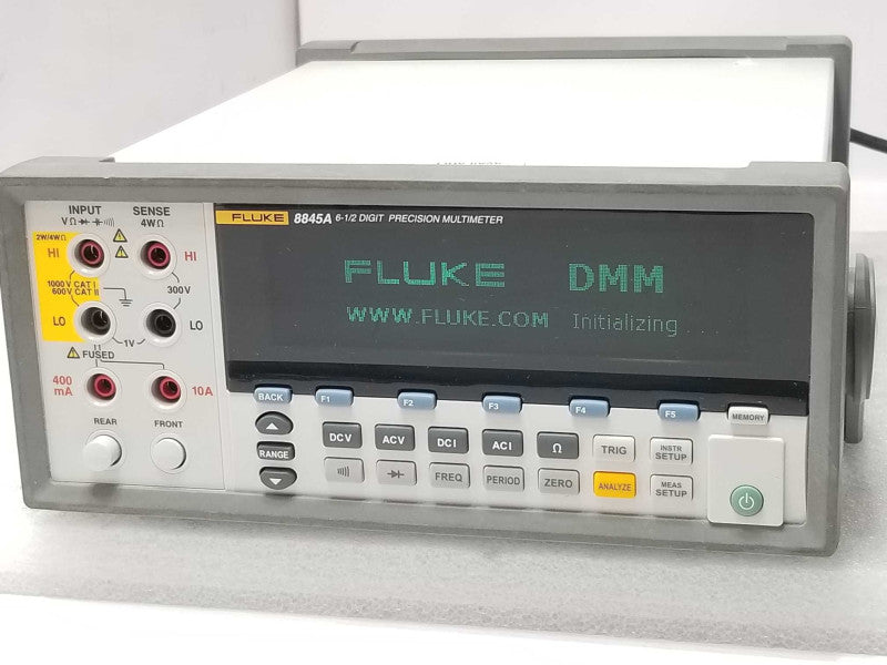 FLUKE 8845A 6 1/2 6.5 DIGIT DIGITAL PRECISION BENCH MULTIMETER DMM, Read _