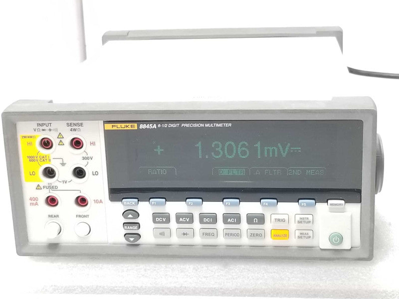 FLUKE 8845A 6 1/2 6.5 DIGIT DIGITAL PRECISION BENCH MULTIMETER DMM, Read _