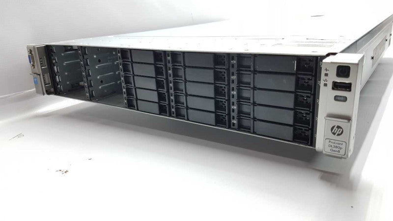 HP Proliant DL380P Gen8 2x Xeon E5-2640 @ 2.50ghz / 64gb ram / P420i Ctrl # #