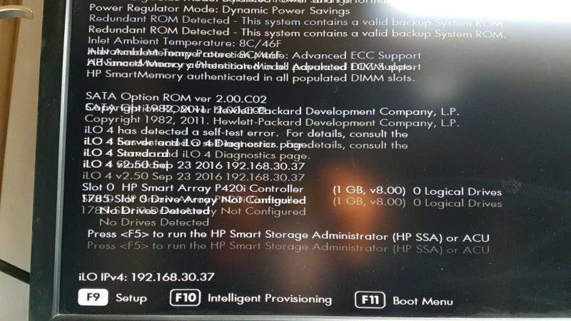 HP Proliant DL380P Gen8 2x Xeon E5-2640 @ 2.50ghz / 64gb ram / P420i Ctrl # #