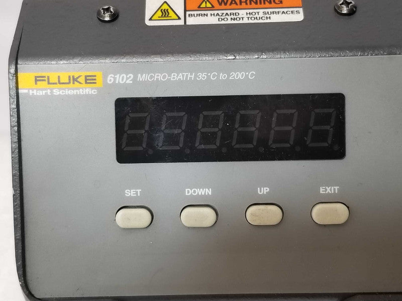 Fluke/ Hart Scientific 6102 Micro Bath 35 to 200 degree centigrade, Read _