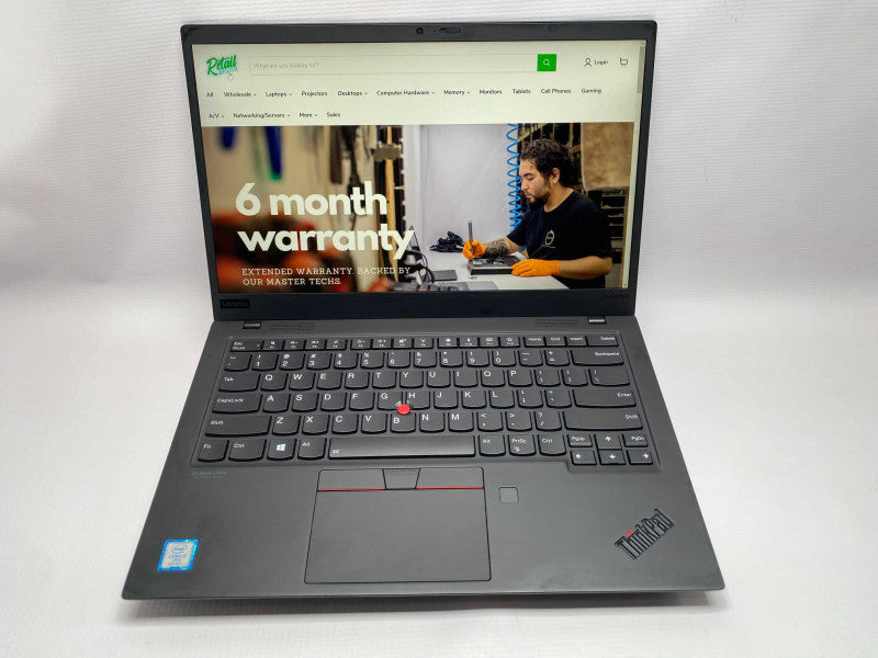 Lenovo ThinkPad X1 Carbon 7th gen with Intel i7-8665U CPU 16GB RAM & 512GB SSD -