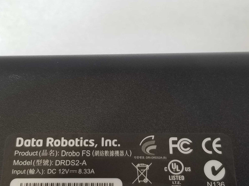 Data Robotics DRDS2-A 4-Bay Storage Array 1x 1TB HDD, NO power adapter, Read _