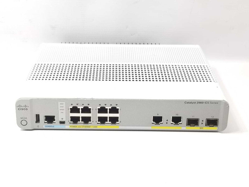 Cisco Catalyst WS-C2960CX-8PC-L 8-Port Gigabit Ethernet PoE+ Compact switch _