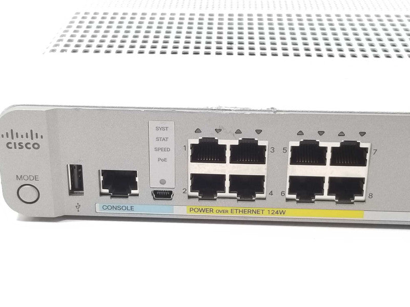 Cisco Catalyst WS-C2960CX-8PC-L 8-Port Gigabit Ethernet PoE+ Compact switch _
